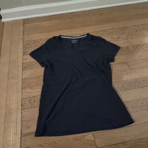 nautica black cotton casual t-shirt size medium